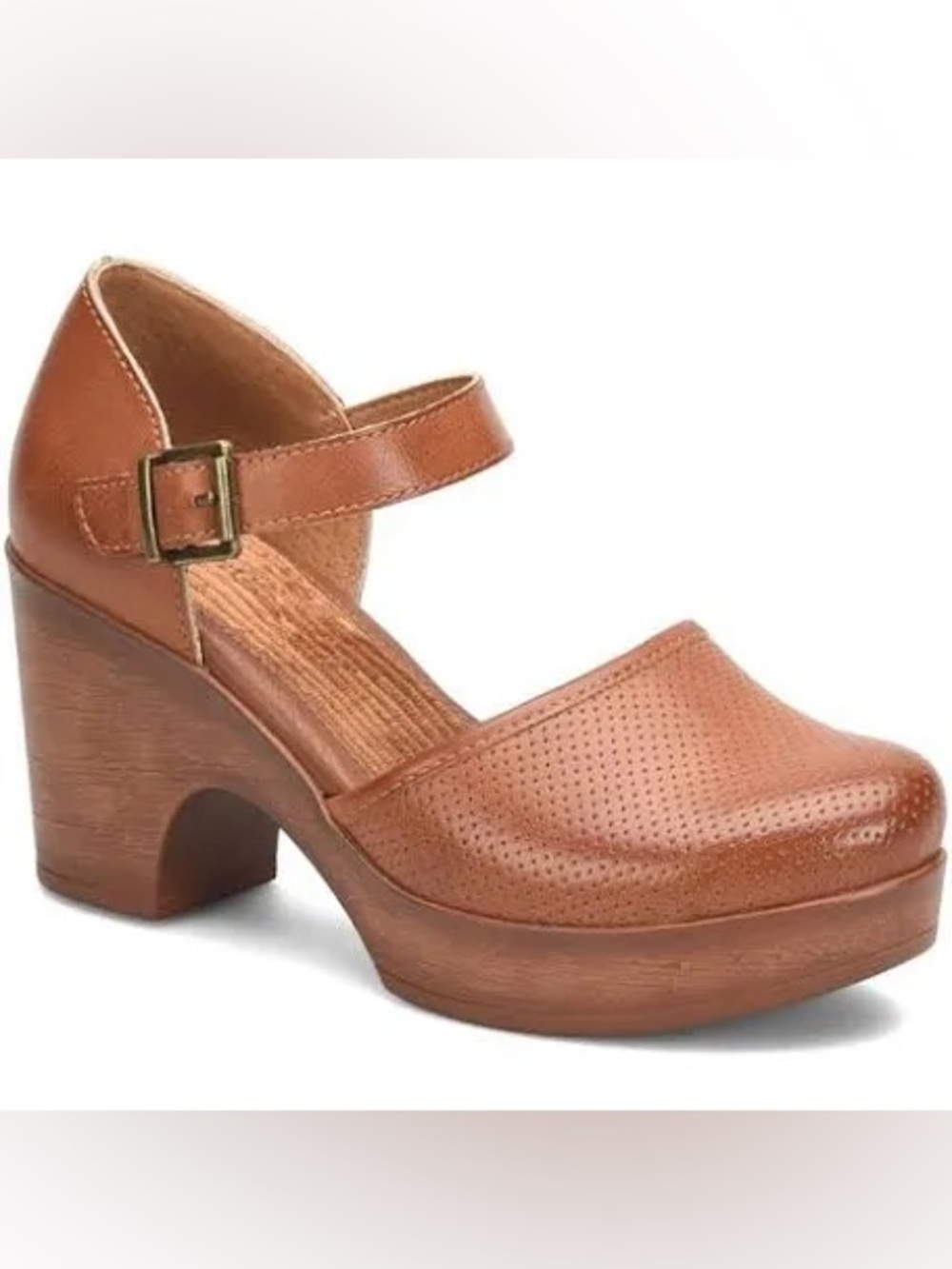 b.o.c. By Born Women's Gia Platform Clog Tan Brown Swedish Size 7
